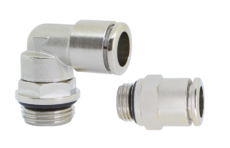 Push-in fittings (forniklet messing)
